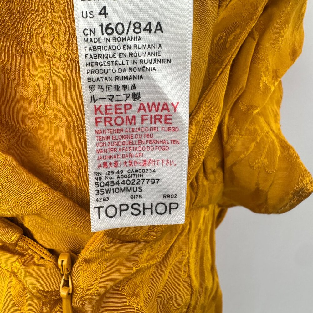 Top Shop Ruffle Midi Dress - Picture 2 of 10